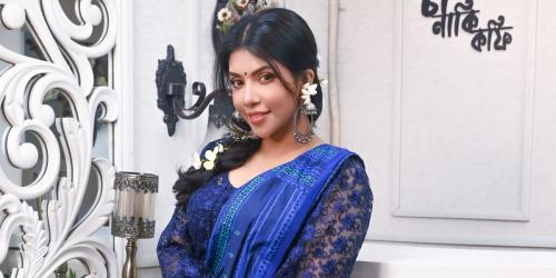 নীলাম্বরী সাজে